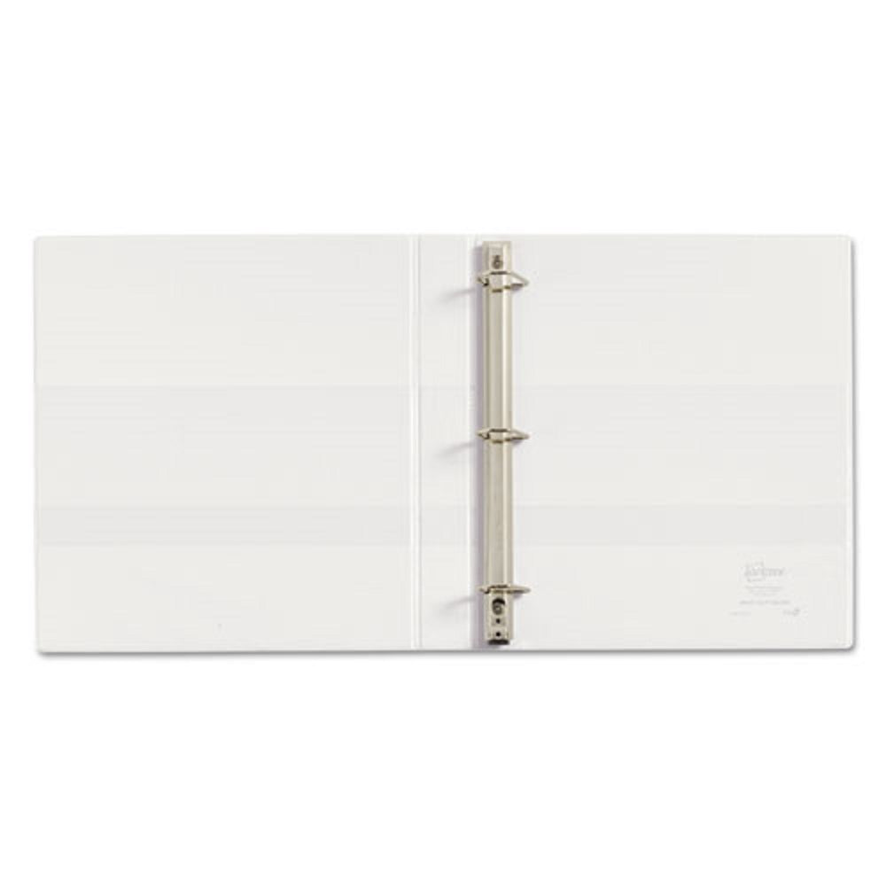 HEAVY-DUTY NONSTICK VIEW BINDER - WHITE