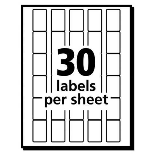 REMOVABLE MULTI-USE LABELS HANDWRITE ONLY - WHITE