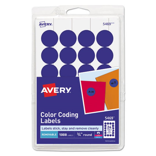 AVERY COLOR CODING LABELS