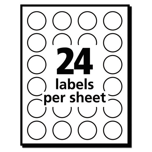 AVERY REMOVABLE PRINT or WRITE COLOR CODING LABELS