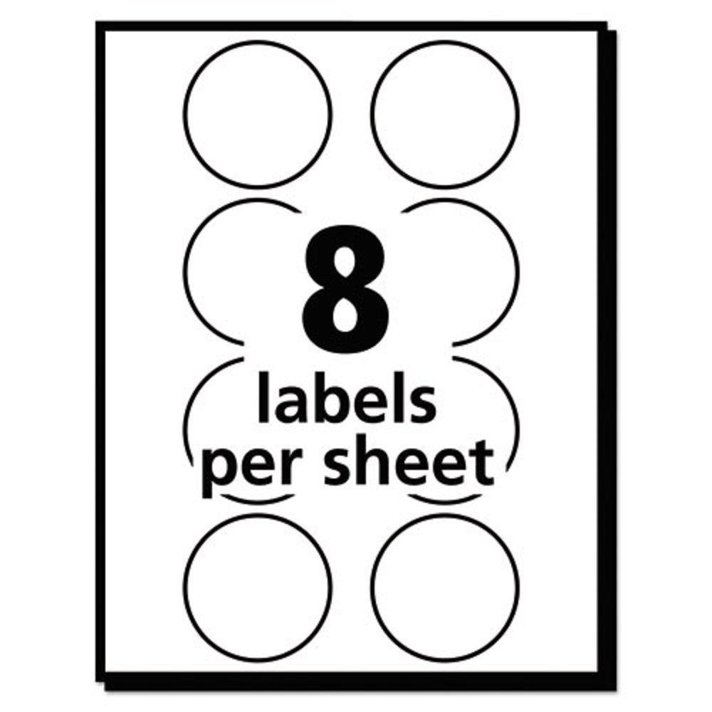 PRINTABLE SELF-ADHESIVE REMOVABLE COLOR-CODING LABLES - NEON ORANGE