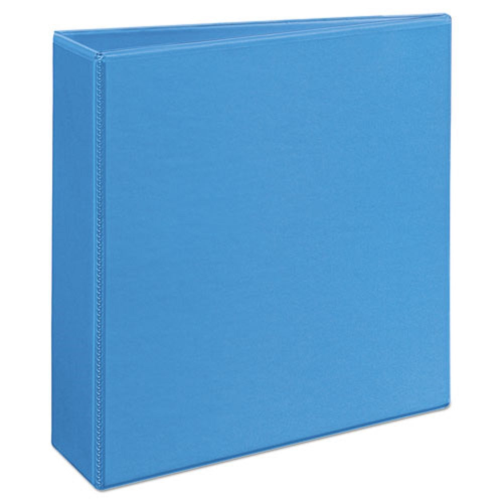 DURABLE NON-STICK VIEW BINDER W/DURAHING & SLANT RINGS - LIGHT BLUE