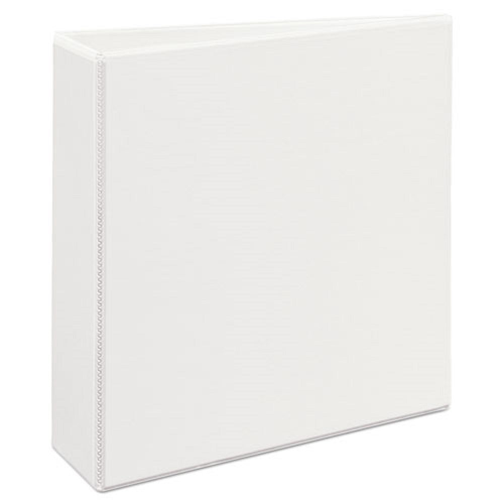 HEAVY-DUTY NONSTICK VIEW BINDER - WHITE