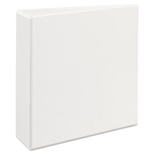 HEAVY-DUTY NONSTICK VIEW BINDER - WHITE