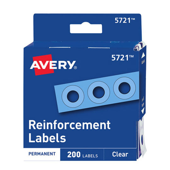 AVERY WHITE SELF-ADHESIVE REINFORCEMENT LABELS