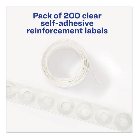 AVERY WHITE SELF-ADHESIVE REINFORCEMENT LABELS