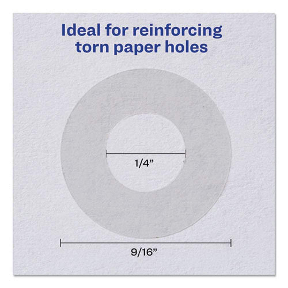 AVERY WHITE SELF-ADHESIVE REINFORCEMENT LABELS