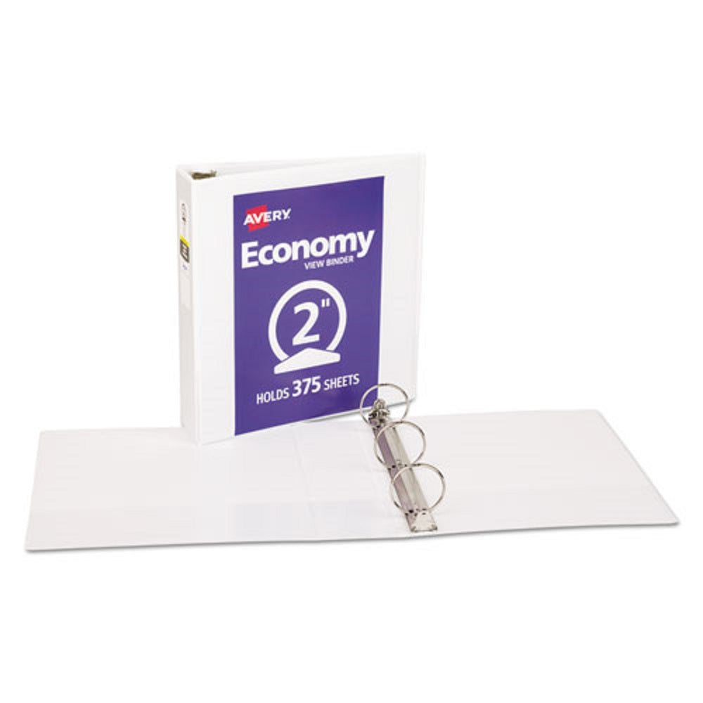 AVERY ECONOMY VIEW BINDER - WHITE