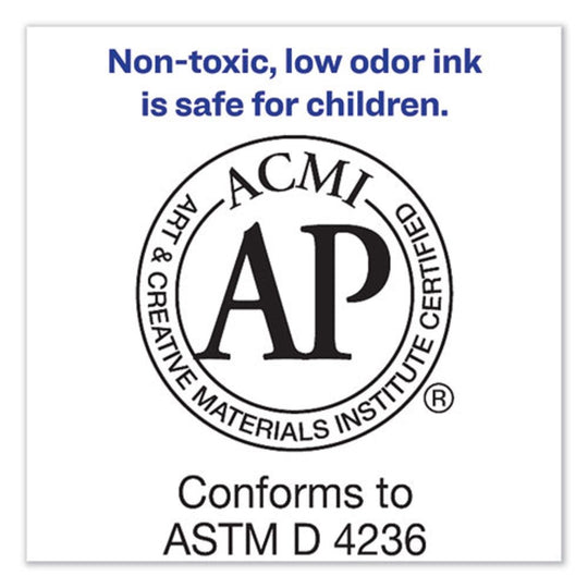 MARKS A LOT REGULAR DESK-STYLE PERMANENT MARKER, BROAD CHISEL TIP - ASSORTED COLORS