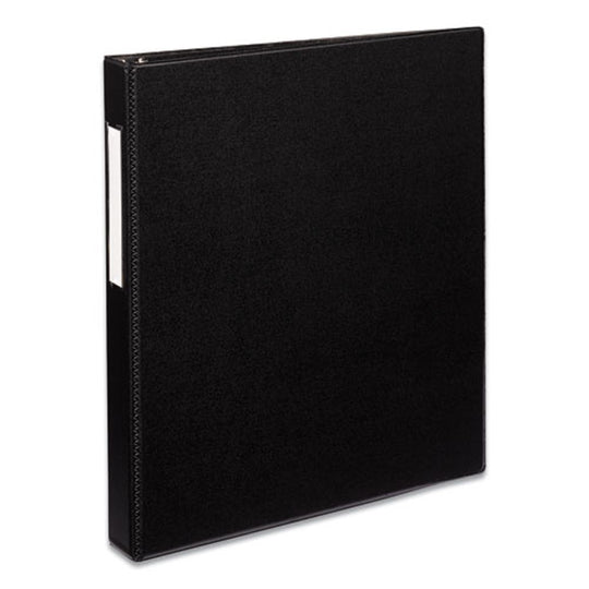 DURABLE NON-VIEW BINDER W/ DURAHINGE & EZD RINGS - BLACK