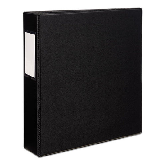 DURABLE NON-VIEW BINDER W/DURAHINGE AND EZD RINGS - BLACK