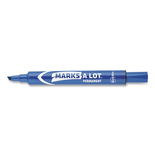 MARKS A LOT LARGE DESK-STYLE PERMANENT MARKER - BLUE