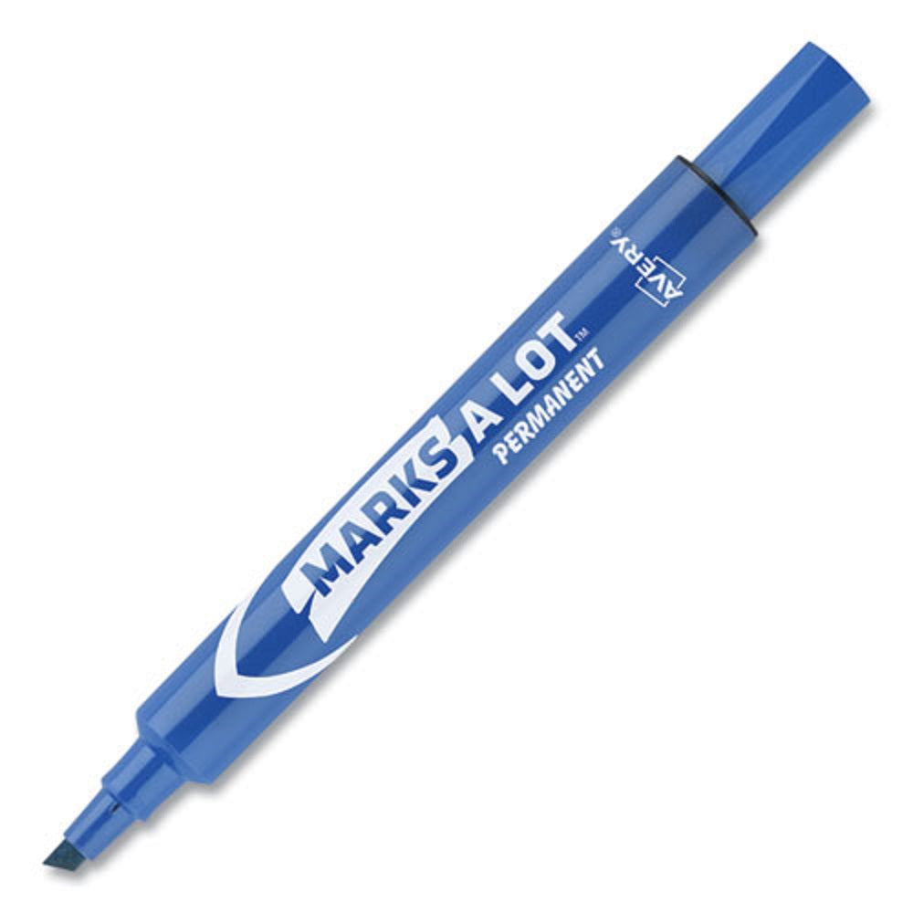 MARKS A LOT LARGE DESK-STYLE PERMANENT MARKER - BLUE