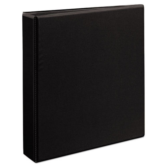 DURABLE VIEW BINDER W/DURAHINGE AND EZD RINGS - BLACK