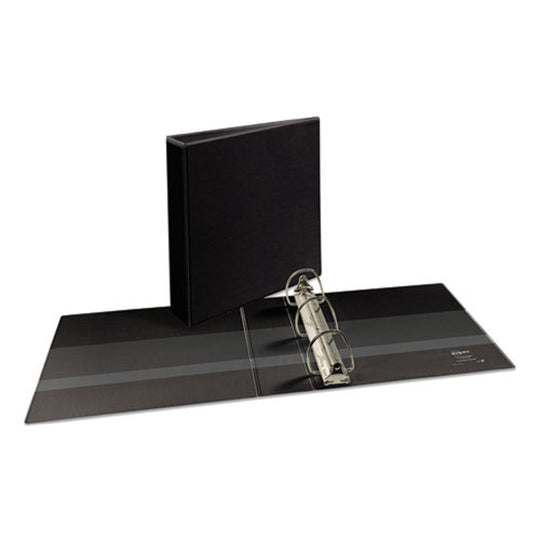 DURABLE VIEW BINDER W/ DURAHINGE & EXD RINGS - BLACK