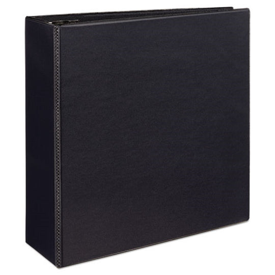 DURABLE VIEW BINDER W/ DURAHINGE & EZD RINGS - BLACK