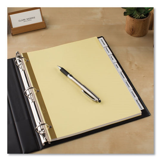 AVERY BIG TAB INSERTABLE DIVIDERS - REINFORCED GOLD EDGE