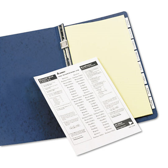 INSERTABLE STANDARD TAB DIVIDERS, 8 TAB - LEGAL