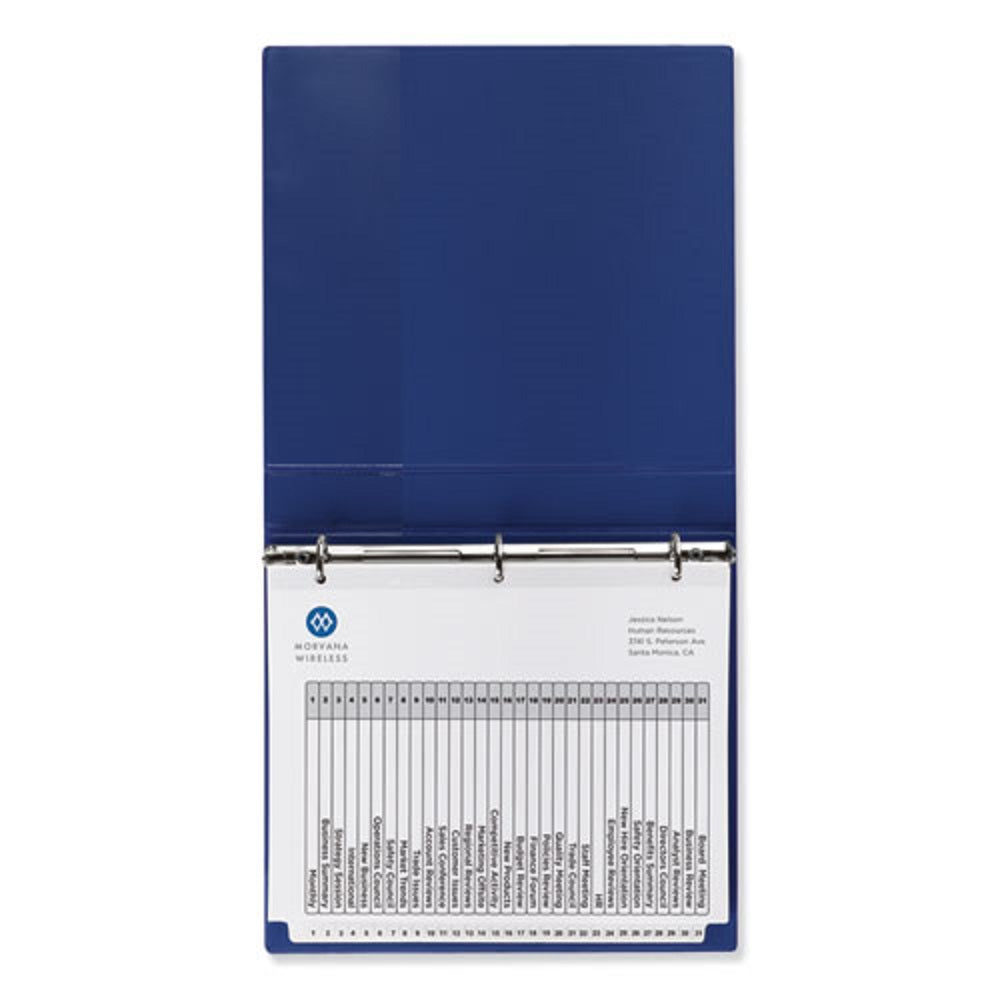 READY INDEX BINDER DIVIDERS - CUSTOMIZABLE TABLE OF CONTENTS - LETTER