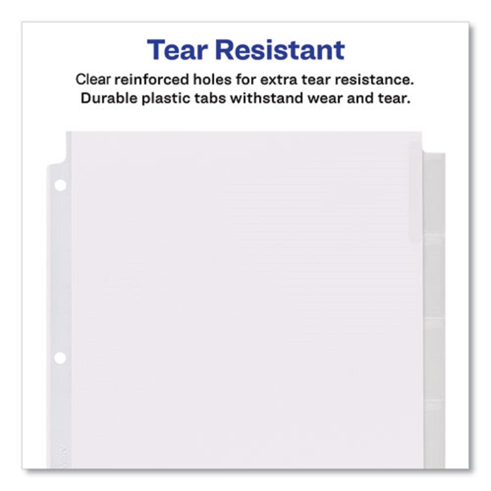 INSERTABLE BIG TAB DIVIDERS - 5 TAB