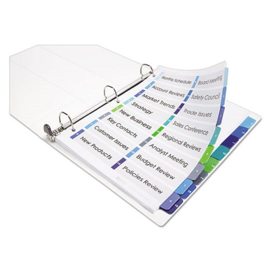 AVERY TWO-COLUMN TABLE CONTENTS DIVIDERS w/TABS