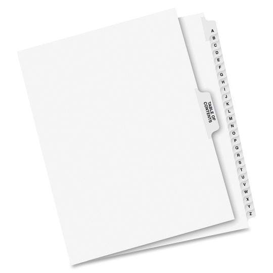 PREMIUM COLLATED LEGAL EXHIBIT DIVIDERS W/ TABLE OF CONTENTS TAB - AVERY STYLE