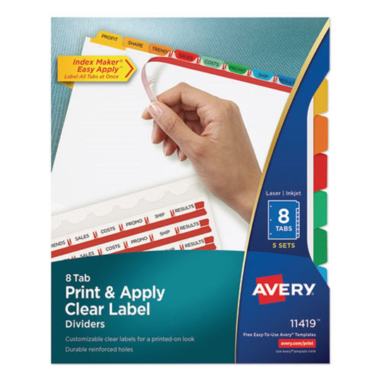 AVERY  INDEX MAKER INDEX DIVIDER