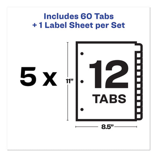 INDEX MAKER - CLEAR INDEX DIVIDER - LETTER