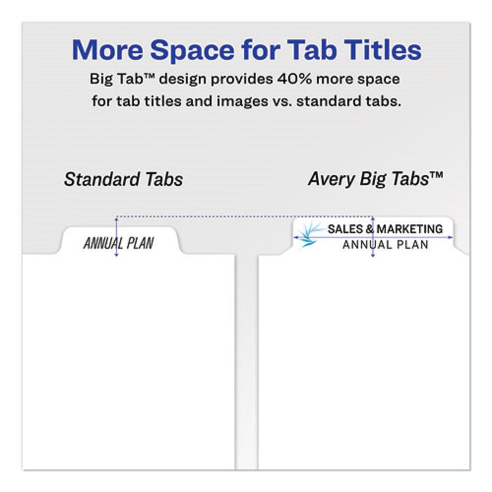 AVERY BIG TAB INDEX MAKER INDEX DIVIDER