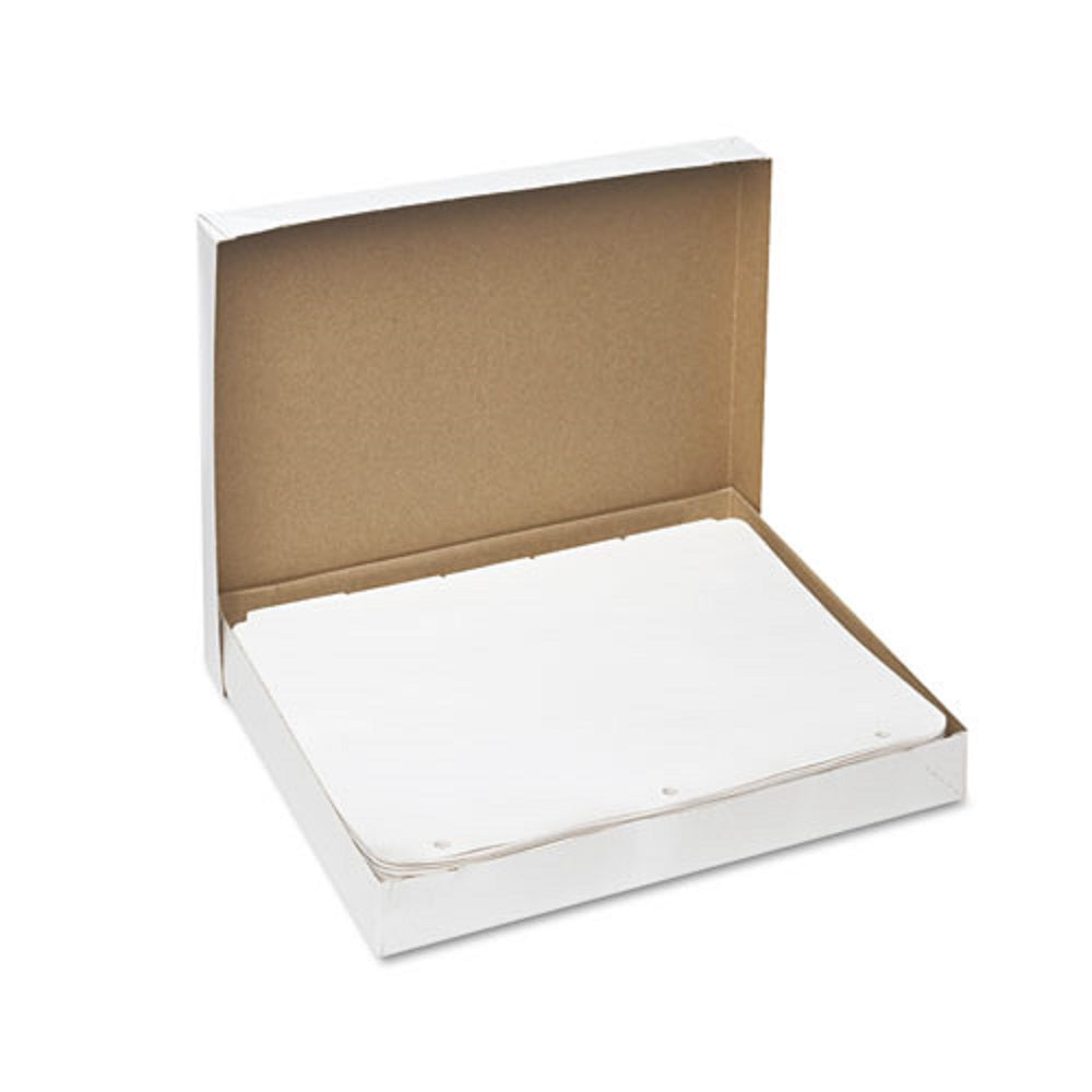 PLAIN TAB WRITE-ON-DIVIDERS - WHITE - LETTER