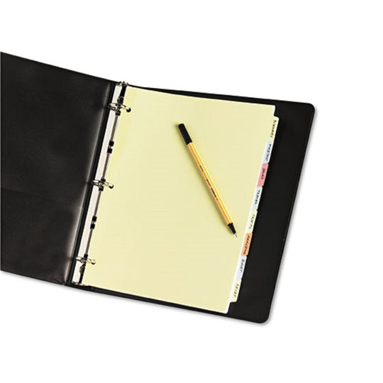 WRITE AND ERASE PLAIN-TAB PAPER DIVIDERS, 8 TAB