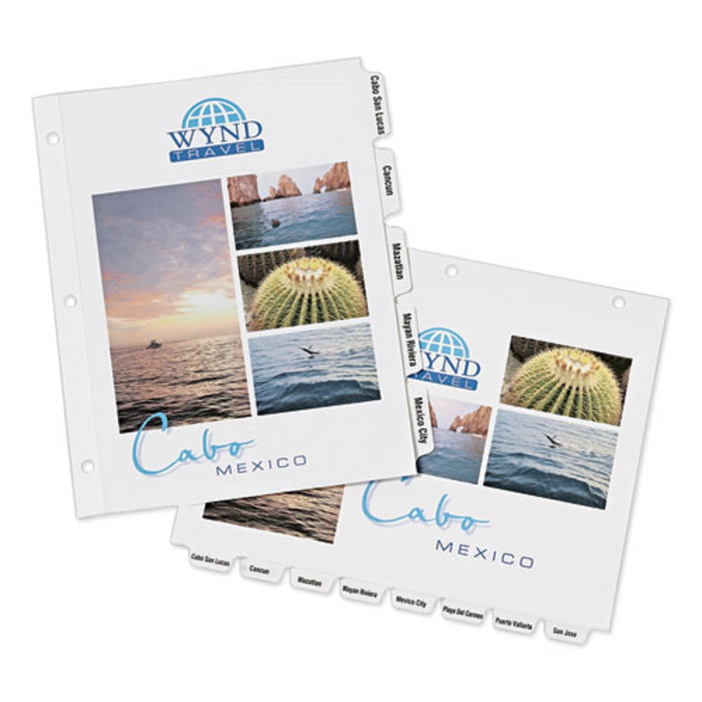 CUSTOMIZABLE PRINT-ON DIVIDERS, 8