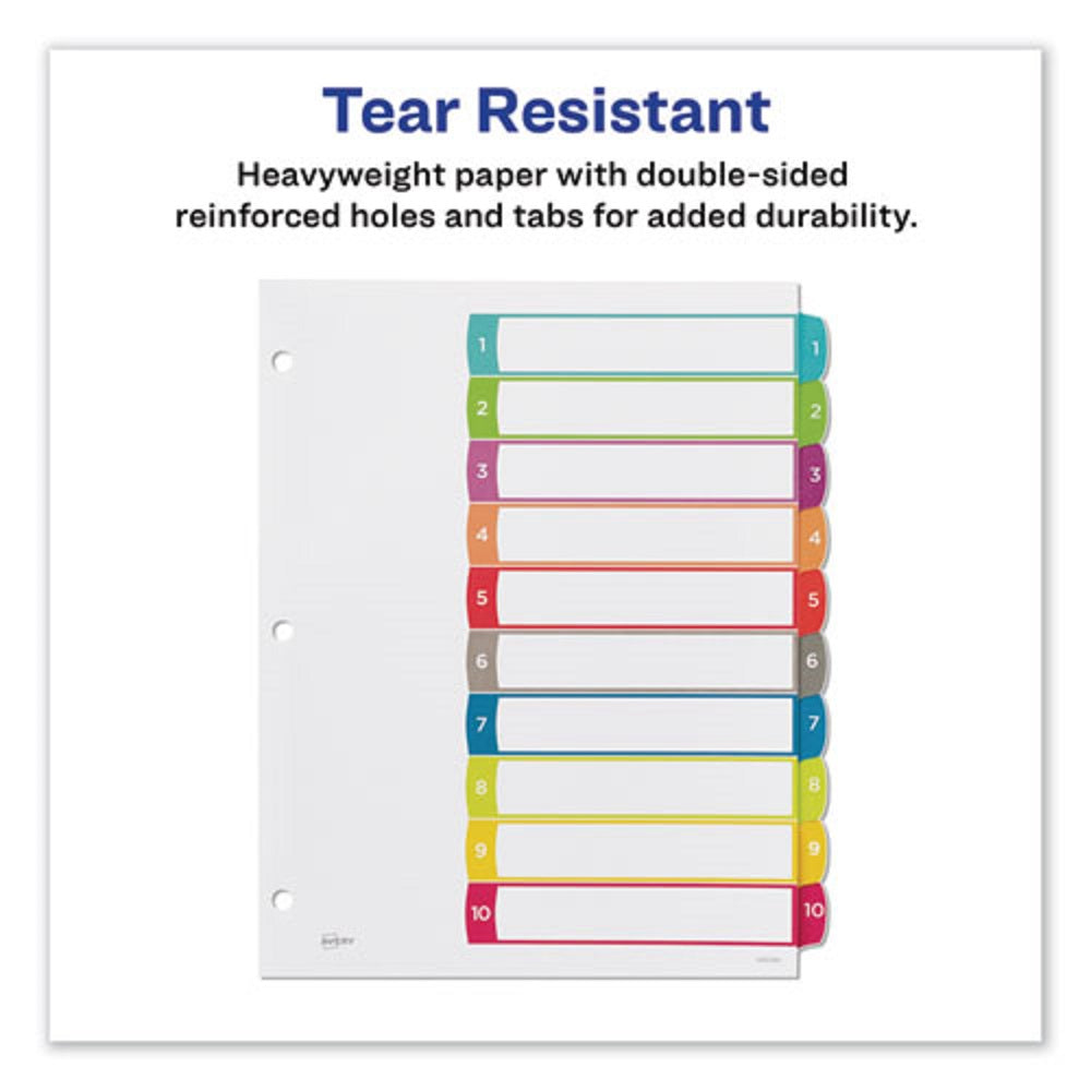 CUSTOMIZABLE TOC READY INDEX JULTICOLOR DIVIDERS