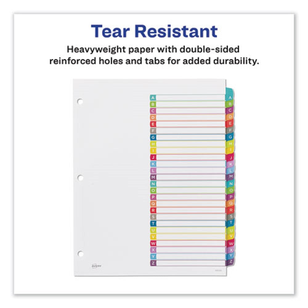 READY INDEX TAB BINDER DIVIDERS - MULTI-COLOR TABS