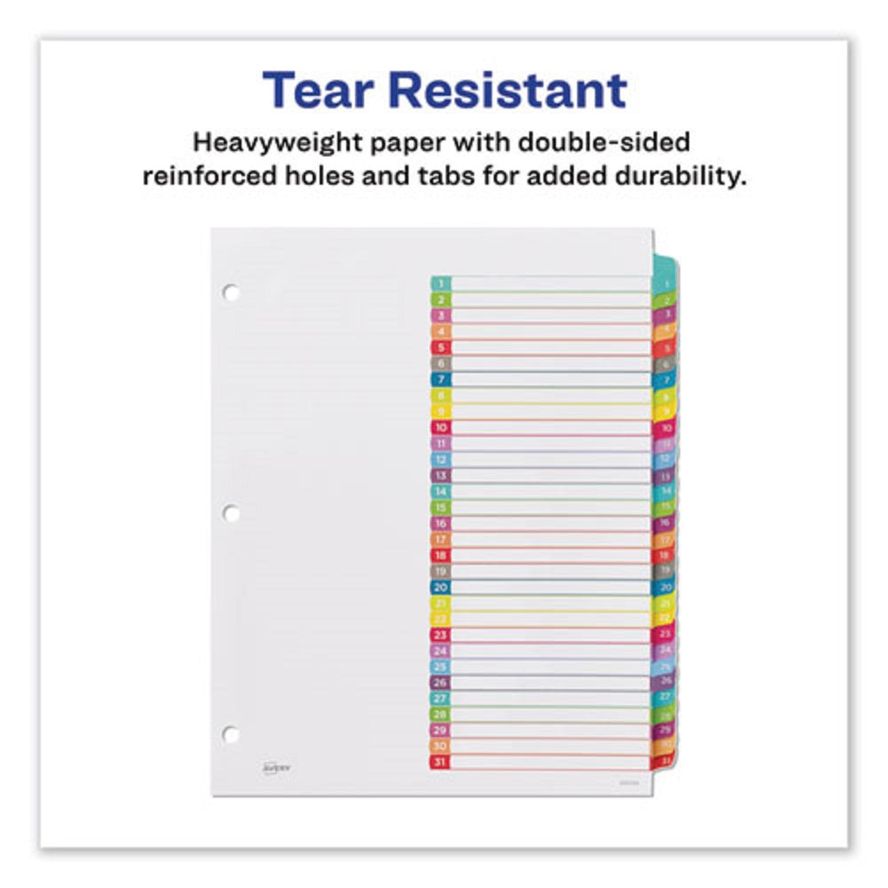 READY INDEX - MULTI-COLOR DIVIDERS - LETTER