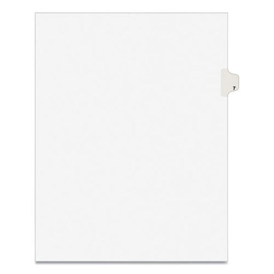 PREPRINTED LEGAL EXHIBIT SIDE TAB INDEX DIVIDERS - AVERY STYLE - 10 TAB