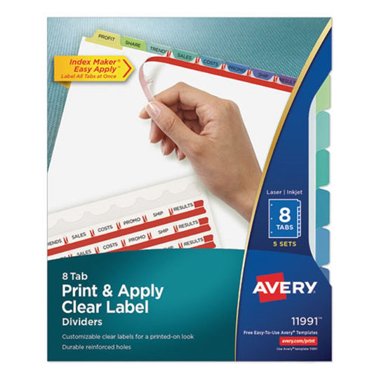 AVERY INDEX MAKER INDEX DIVIDER