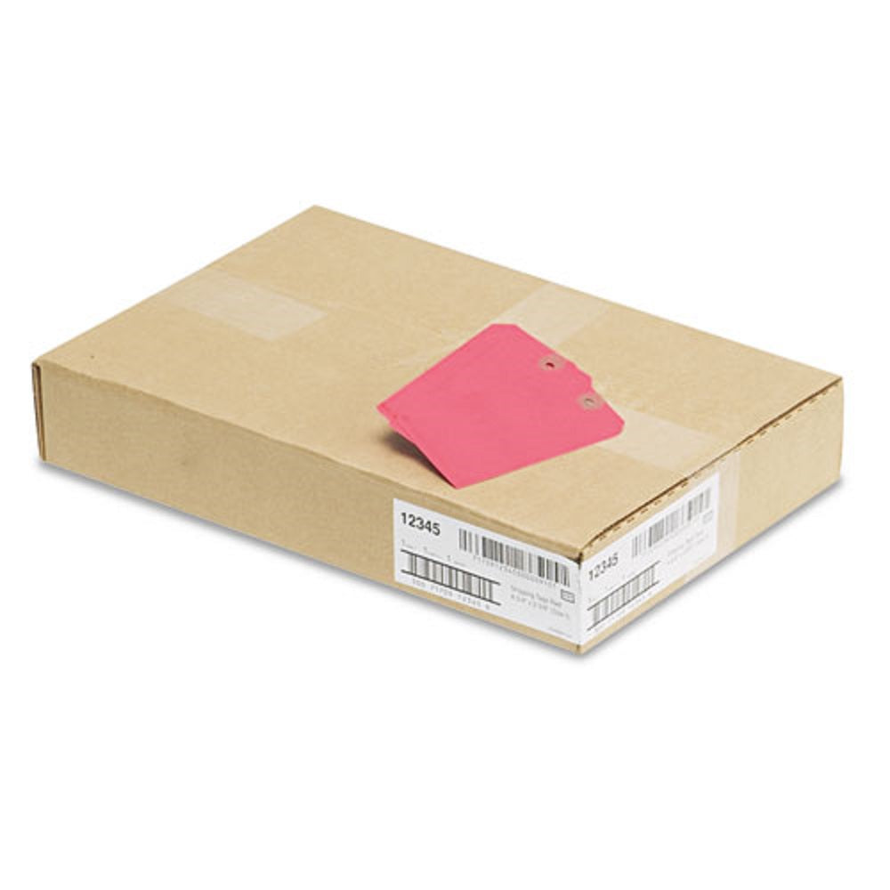 UNSTRUNG SHIPPING TAGS - RED