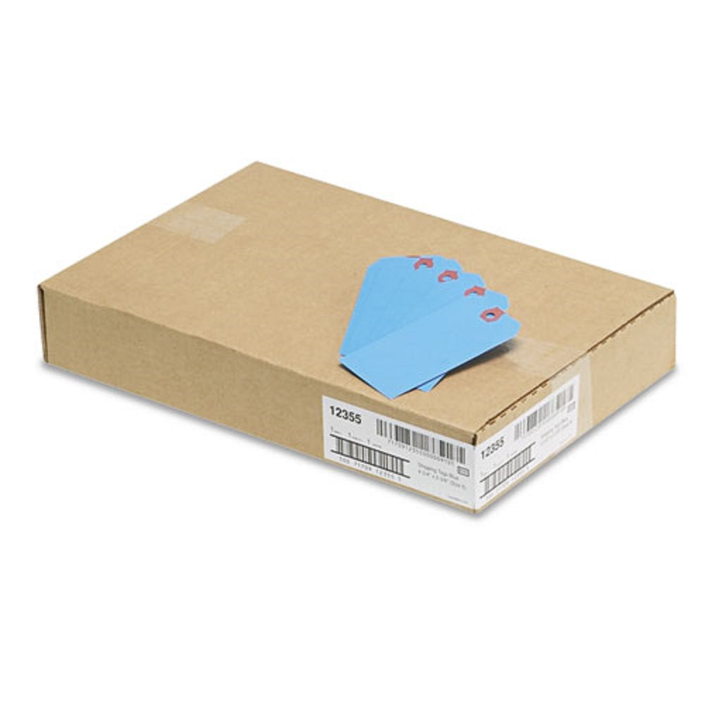 UNSTRUNG SHIPPING TAGS - BLUE