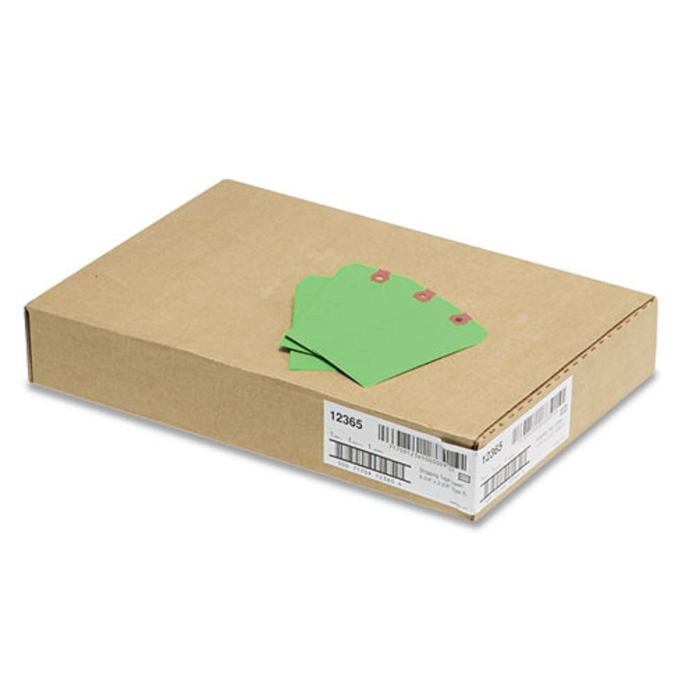 UNSTRUNG SHIPPING TAGS - GREEN