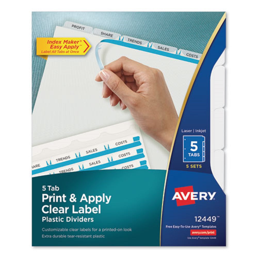 AVERY INDEX MAKER INDEX DIVIDER