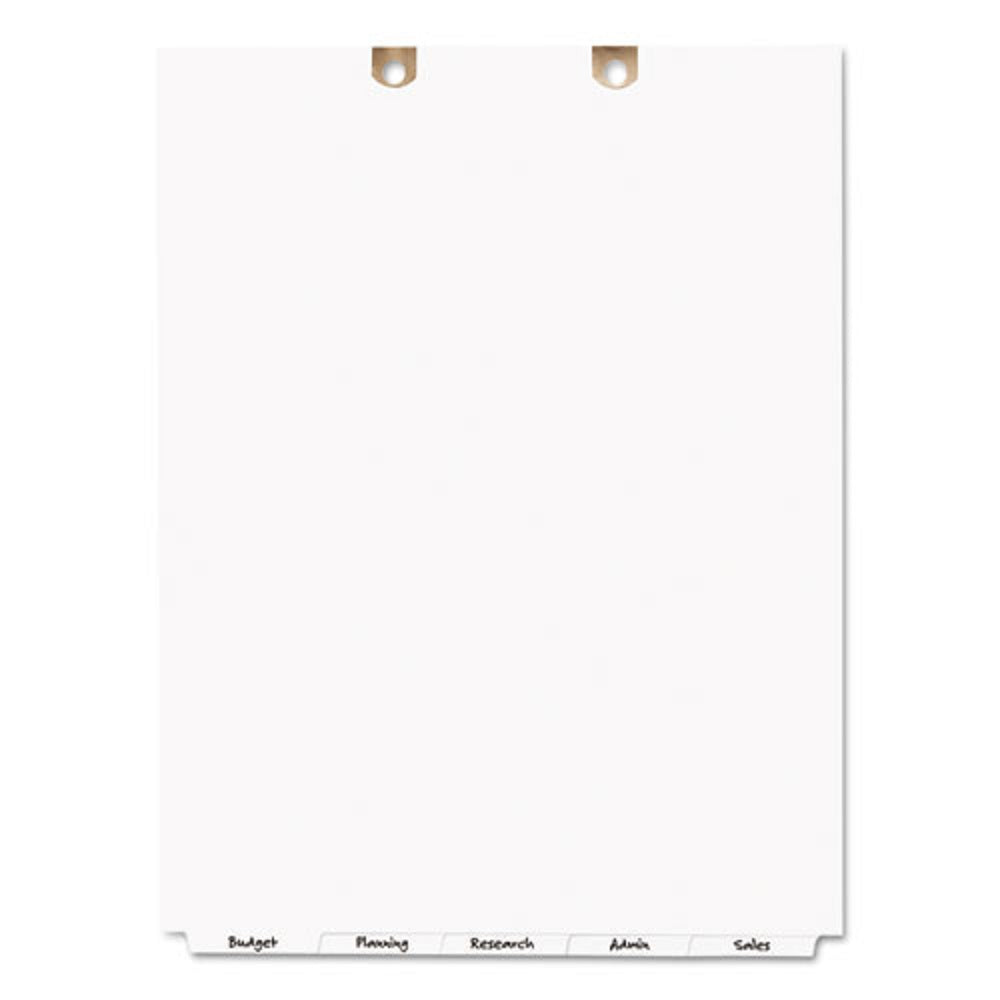 WRITE AND ERASE TAB DIVIDERS FOR CLASSIFICATION FOLDERS, 5 TAB