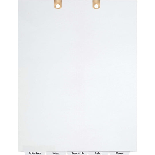 WRITE AND ERASE TAB DIVIDERS FOR CLASSIFICATION FOLDERS, 5 TAB