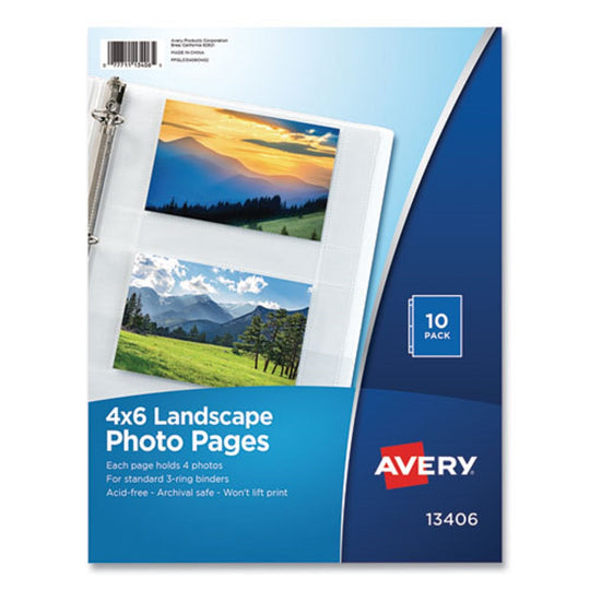 PHOTO STORAGE PAGES - 10/ PACK