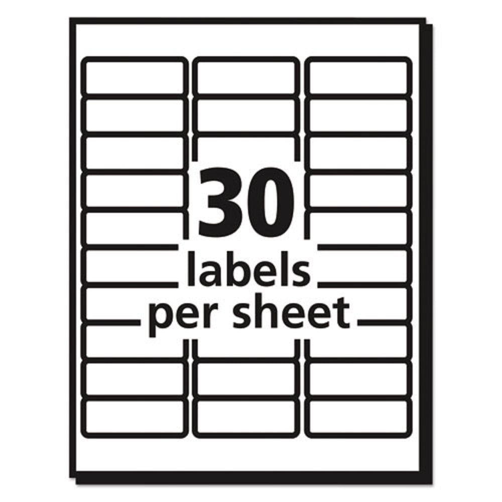 MATTE CLEAR EASY PEEL MAILING LABELS W/ SURE FEED TECHNOLOGY, LASER PRINTERS - CLEAR