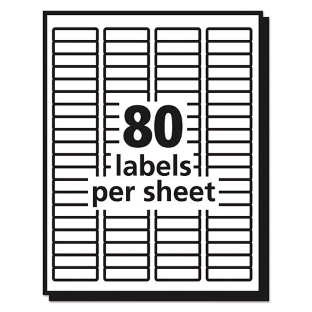 MATTE CLEAR EASY PEEL MAILING LABELS W/ SURE FEED TECHNOLOGY - CLEAR