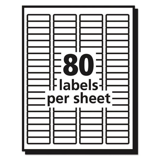 MATTE CLEAR EASY PEEL MAILING LABELS W/ SURE FEED TECHNOLOGY - CLEAR