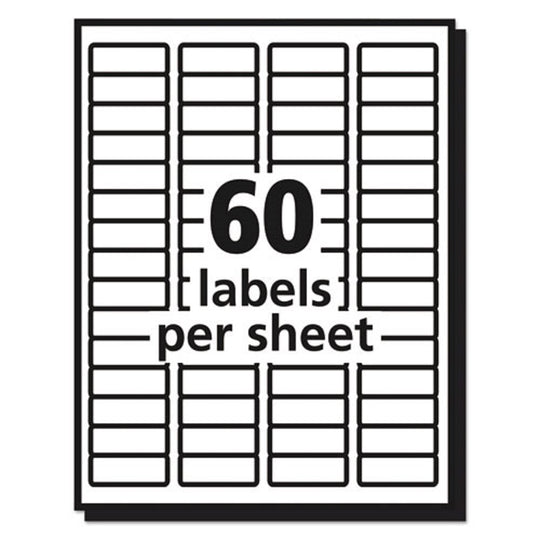 MATTE CLEAR EASY PEEL MAILING LABELS W/ SURE FEED TECHNOLOGY, LASER PRINTERS - CLEAR