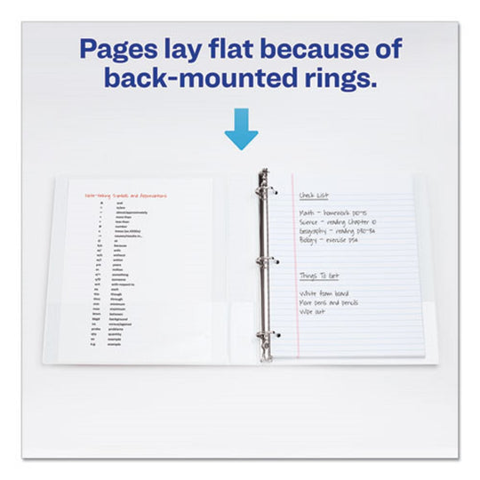 LEGAL THREE RING VIEW BINDER - WHITE