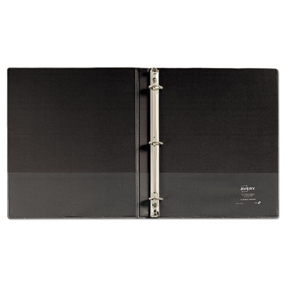 DURABLE VIEW BINDER W/DURAHING AND EZD RINGS - BLACK